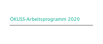 Titelseite des Arbeitsprogramms 2020 von ÖKUSS