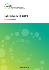 Deckblatt vom ÖKUSS Jahresbericht 2023