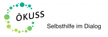 Logo ÖKUSS mit dem Text Selbsthilfe im Dialog