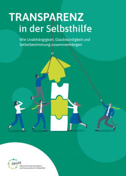 Die Illustration zeigt Menschen, welche Teile eines aufrechtstehenden Pfeiles mit einer Seilwinde aufbauen.